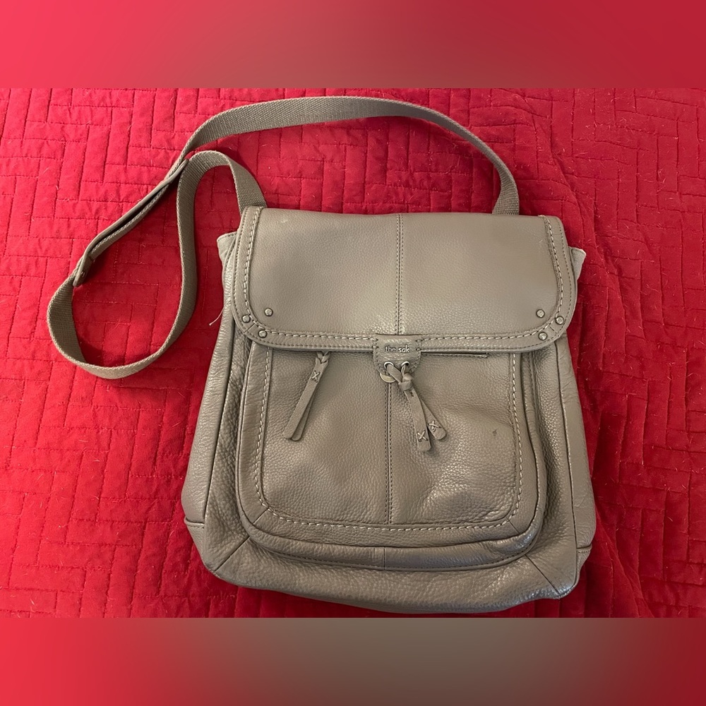 The Sak Leather Crossbody Backpack